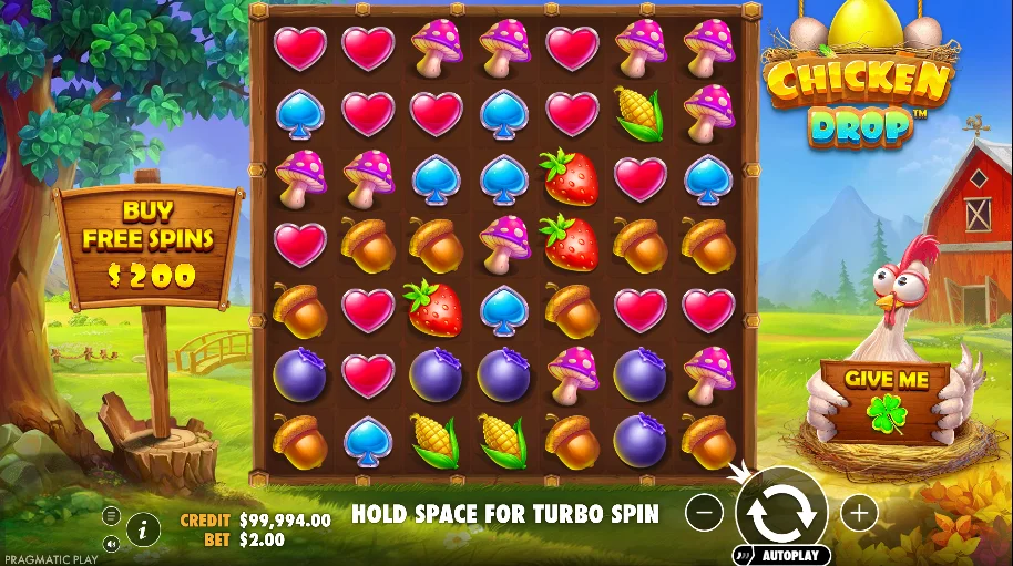 Chicken Drop Game Demo