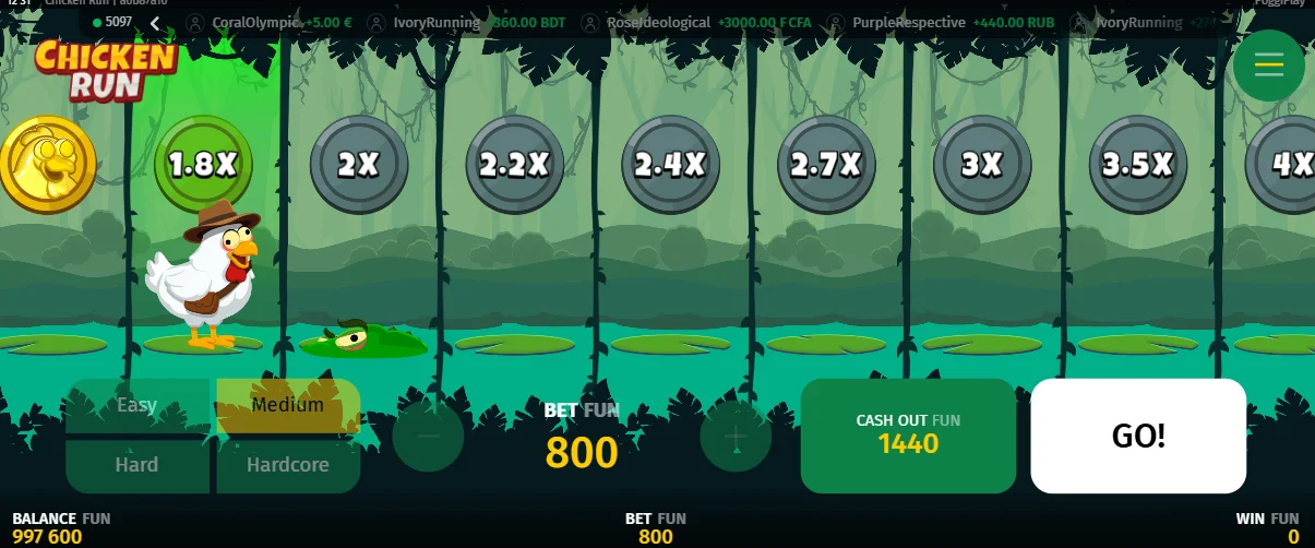 Chicken Run Game Demo