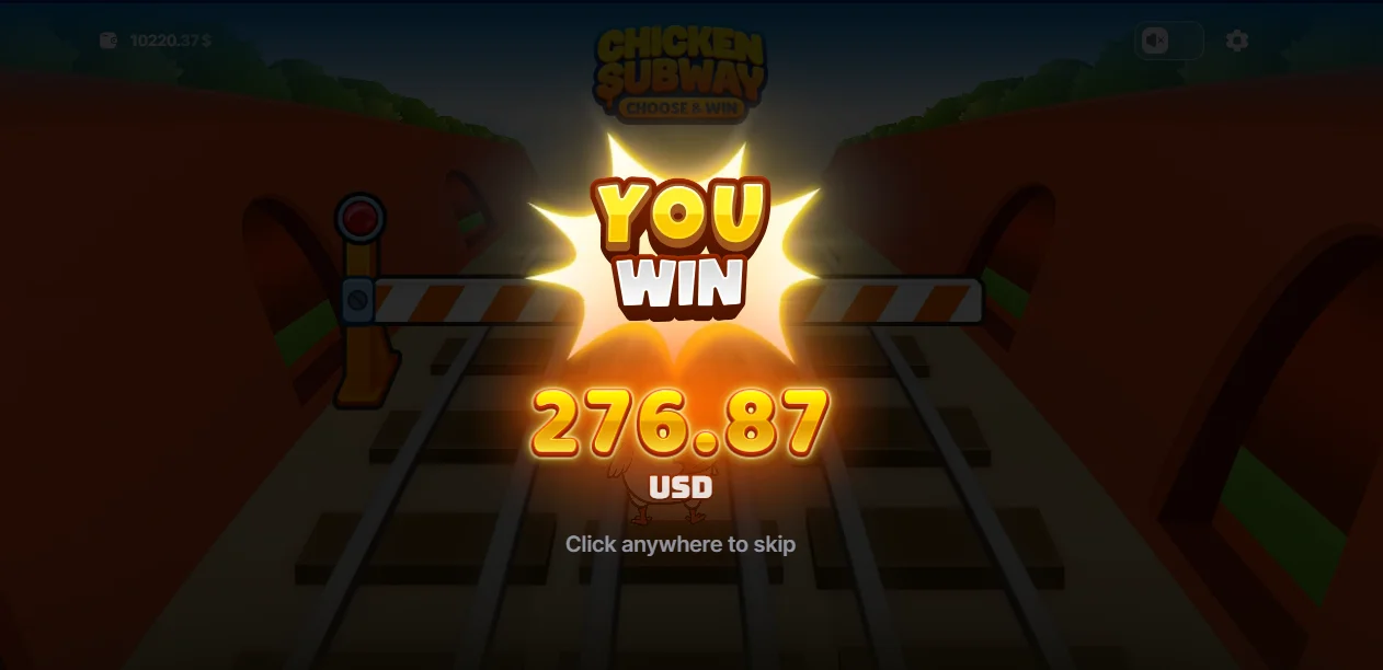 Chicken Subway Game