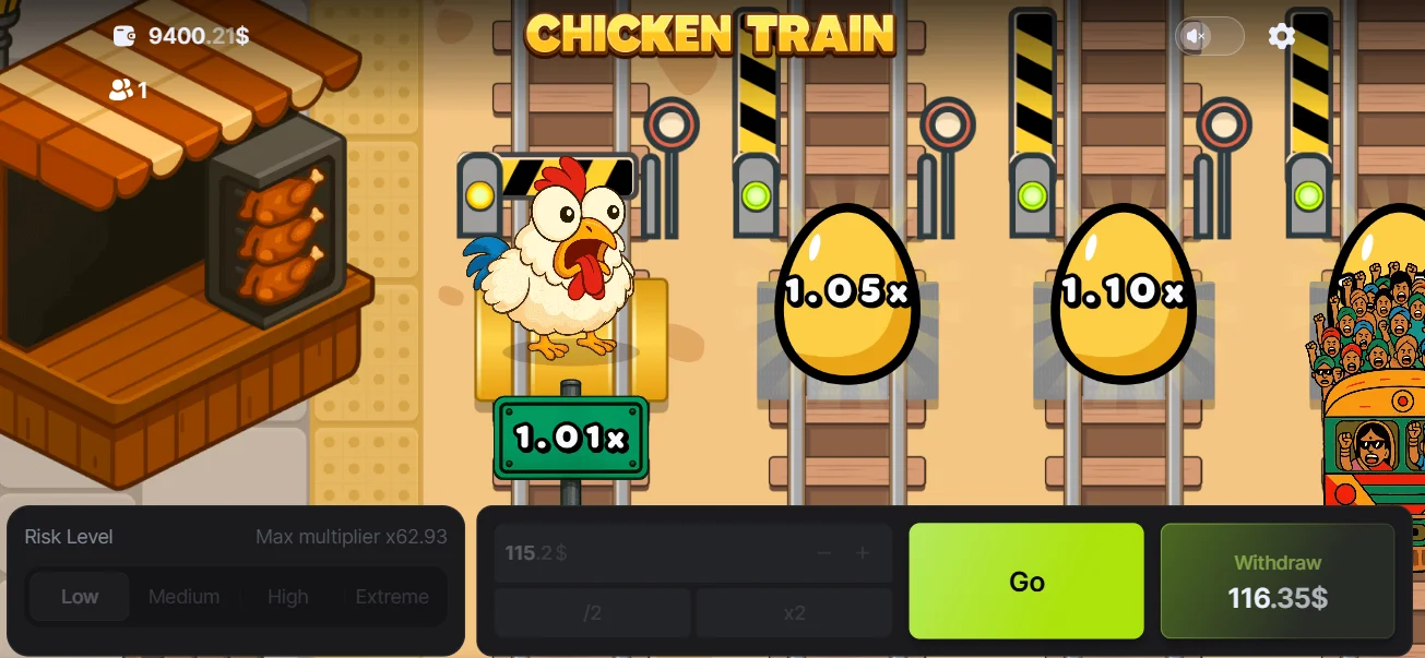 Chicken Train Game