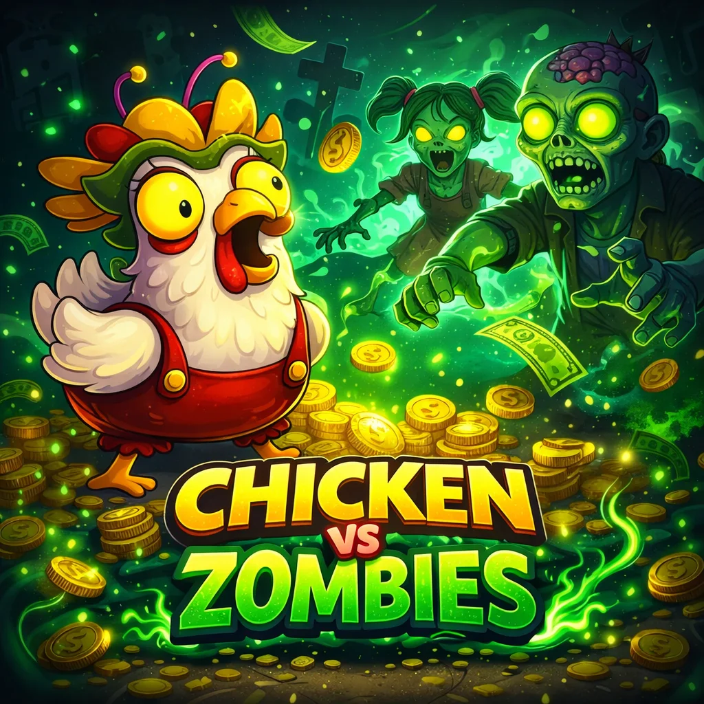 Chicken vs Zombies Logo