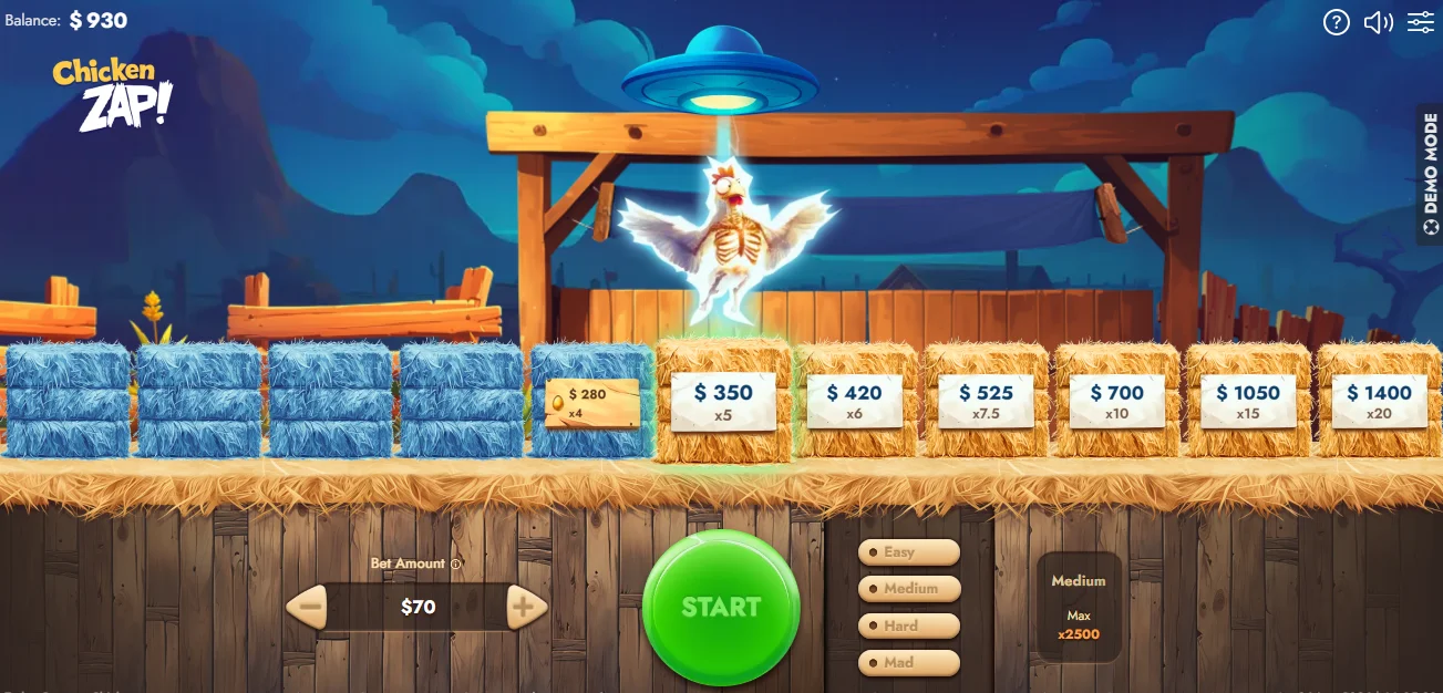 Chicken Zap Demo Game