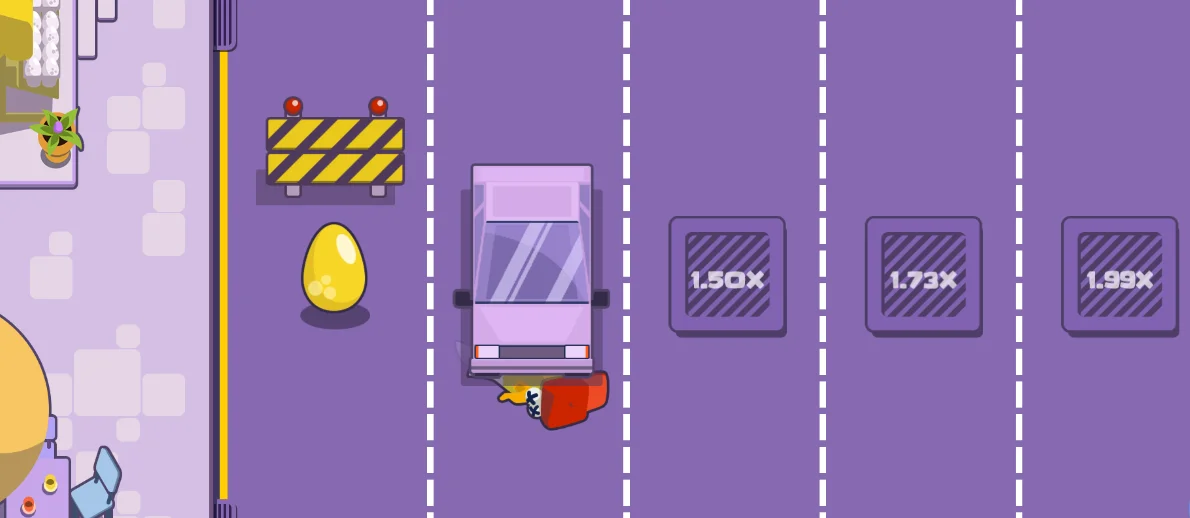 Demo Game Chicken Cross