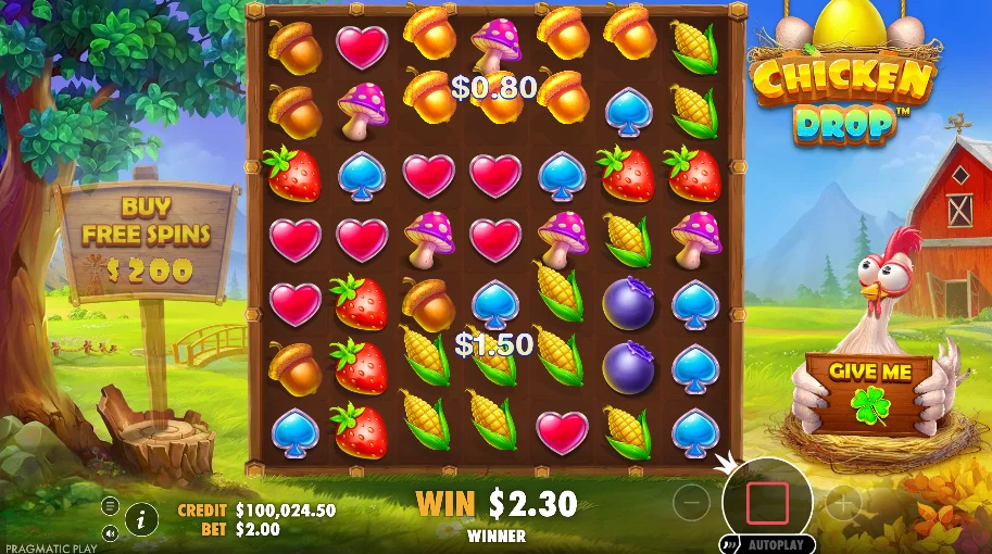 Demo Game Chicken Drop