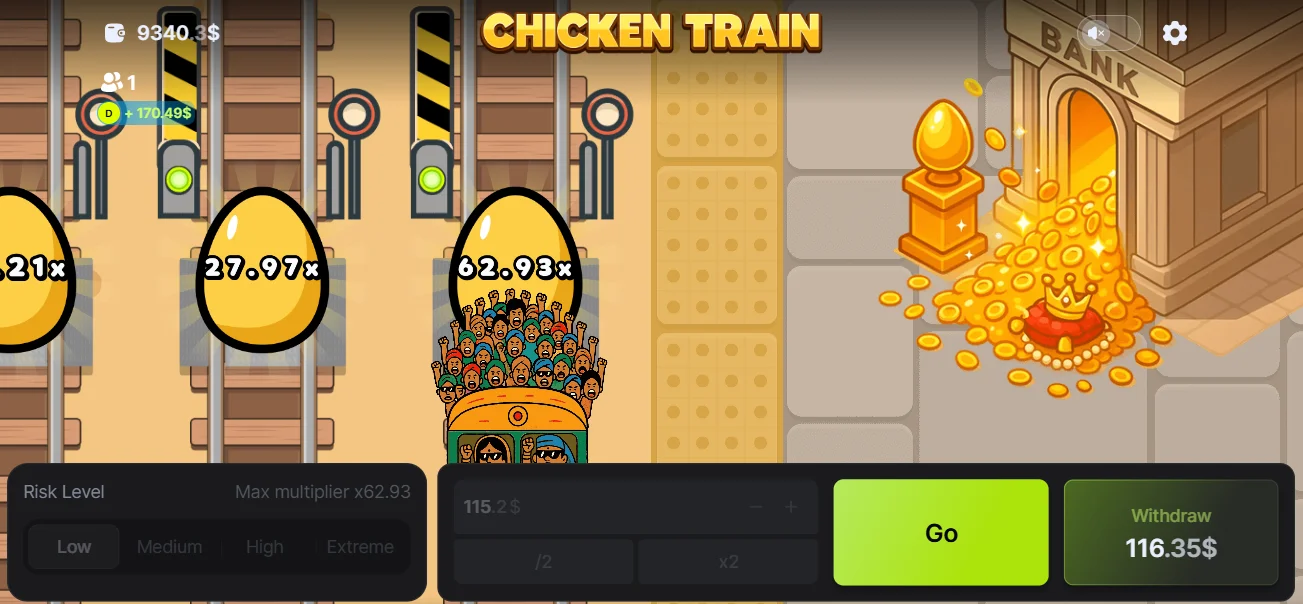Game Chicken Train