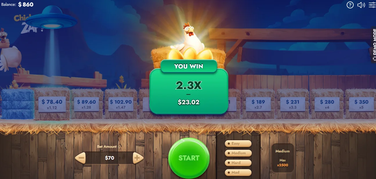 Game Chicken Zap