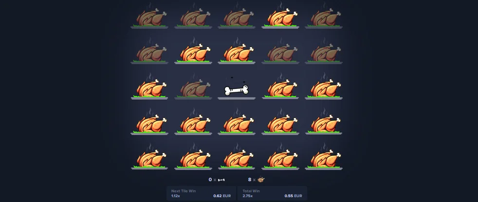 Game Demo MyStake Chicken